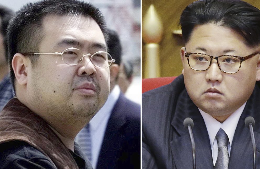 Kim Jong Nam, left, is the older half brother of  Kim Jong Un, North Korea's leader.