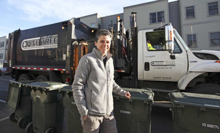 Julie Rosenbach joins the crew of a trash truck for a ride-along.