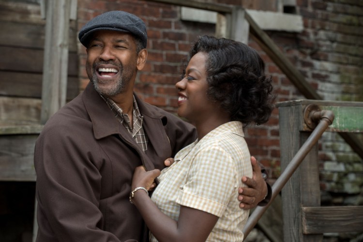 Denzel Washington and Viola Davis in "Fences."