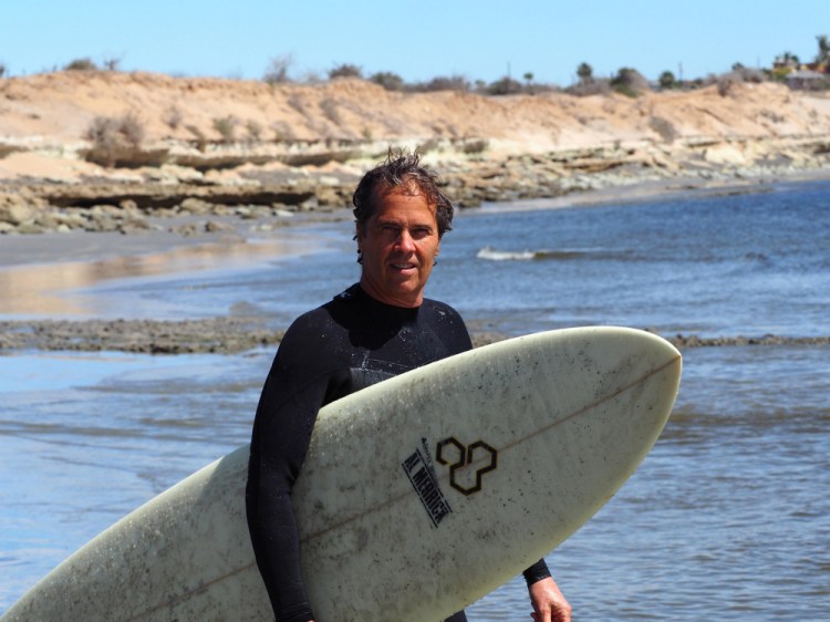 Jonathan White has spent most of his life on the water, either sailing or surfing.