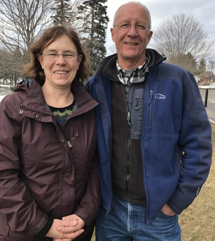 Sarah and Phil Groman of Union traveled to Augusta Saturday to take a stand supporting the Affordable Care Act, also known as Obamacare, that provides insurance for their 27-year-old son and 80,000 people in Maine.