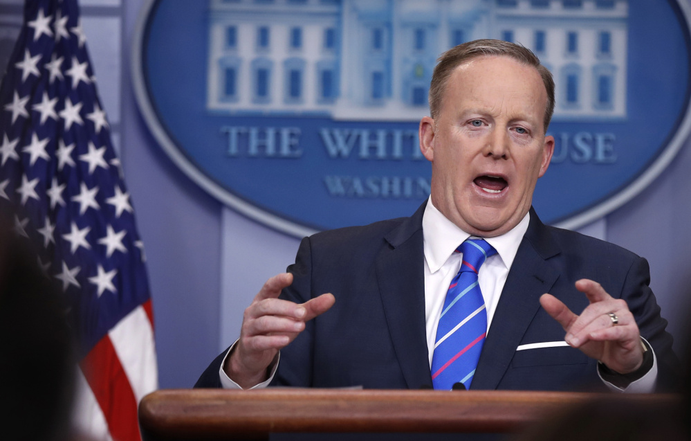 White House press secretary Sean Spicer said Monday that while the Trump administration is developing a new travel ban, it believes the original will prevail in court.