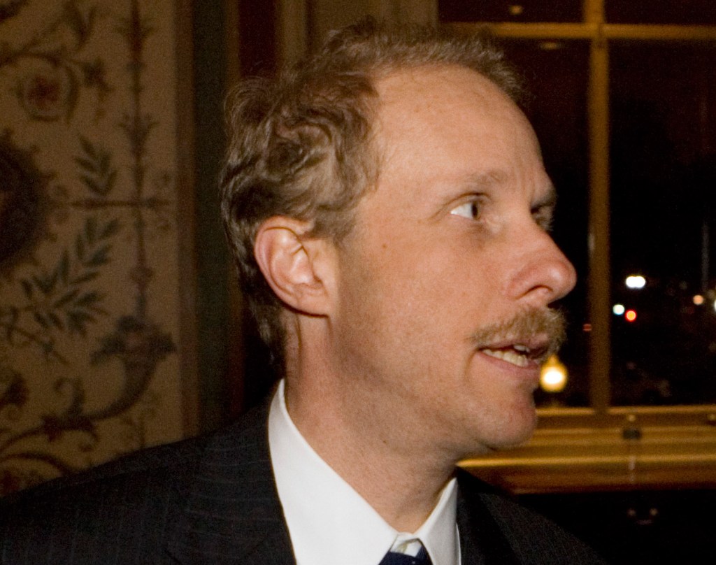 Private equity firm founder Stephen Feinberg, seen on Capitol Hill in Washington in this 2008 photo, has been chosen by the Trump administration to lead a review of the U.S. intelligence community.  