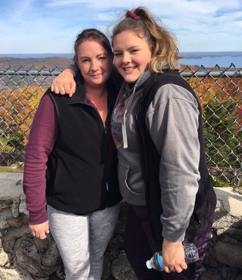 Rebecca Perry, left, was killed in a Dec. 1 crash in Windham, and her daughter Gretchen, right, was seriously injured.