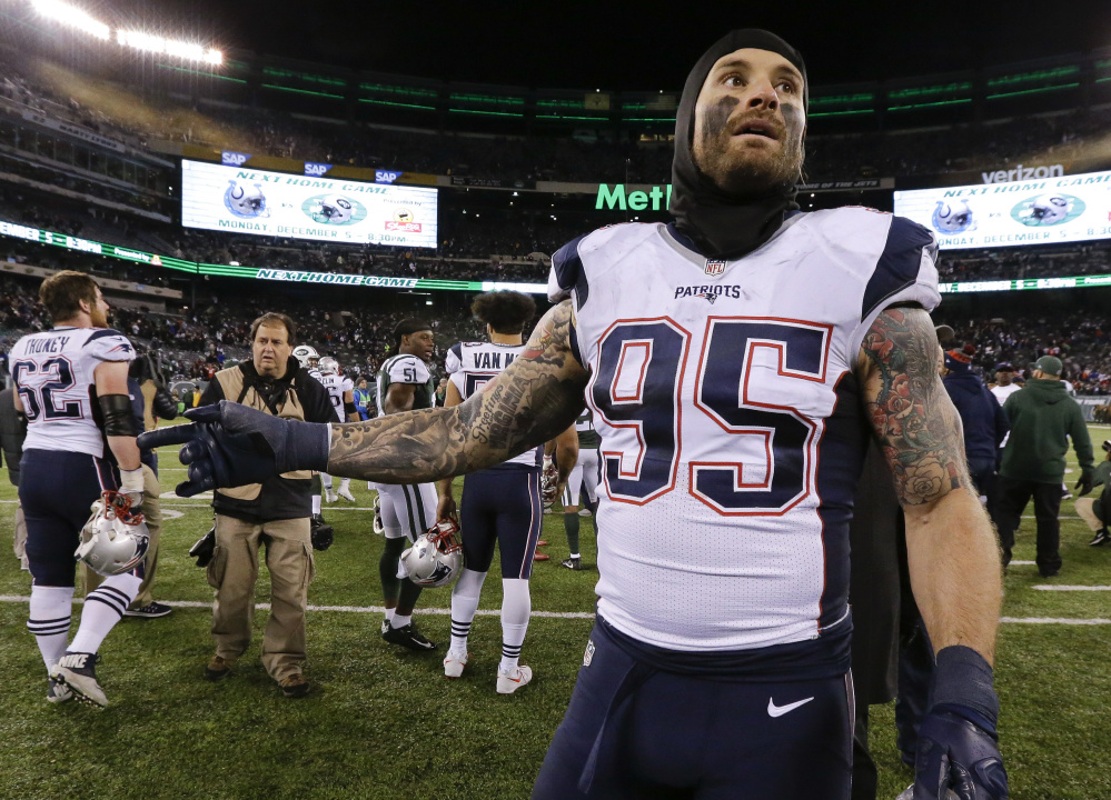 Patriots defensive end Chris Long, who drew a key holding call during New England's Super Bowl comeback, will head to free agency, seeking a more prominent pass-rushing role.