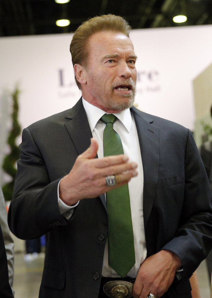 Arnold Schwarzenegger says he is bowing out of "Celebrity Apprentice."