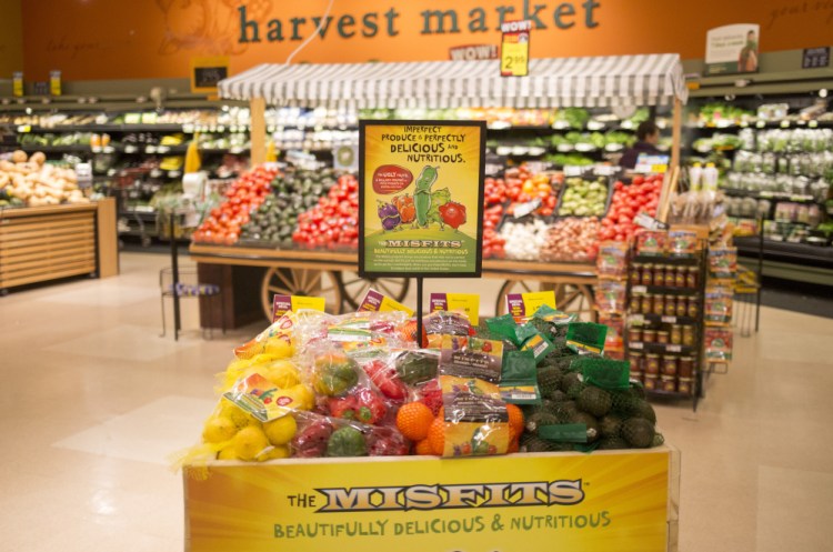 Discounted produce that Hannaford is calling  "misfits" is on sale at the store in Yarmouth.