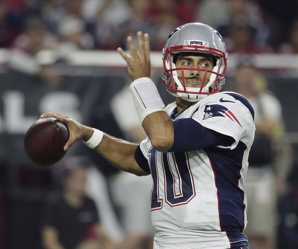 Jimmy Garoppolo has backed up the best in Tom Brady, but others also had the opportunity – such as Matt Cassel, Ryan Mallett and Brian Hoyer –  and never starred as starters.