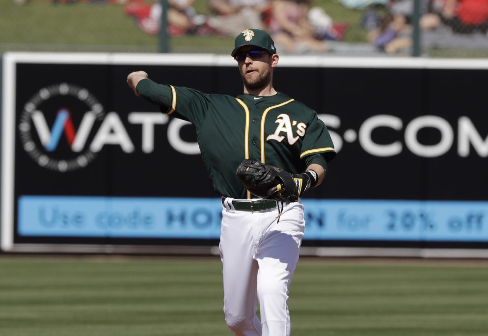 Oakland infielder Jed Lowrie is off to a good spring. Manager Bob Melvin says Lowrie has "come into camp with the idea that this is going to be a big year for him."