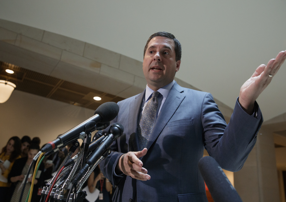 House Intelligence Committee Chairman Devin Nunes, on Capitol Hill Tuesday, wants to "verify" that the intelligence community was using its surveillance authority "ethically."