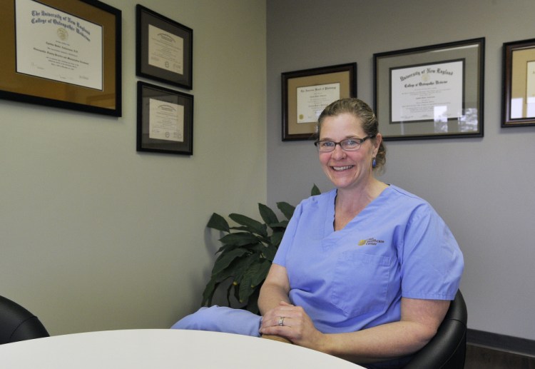 Dr. Cindy Asbjornsen of Vein Healthcare Center in South Portland.