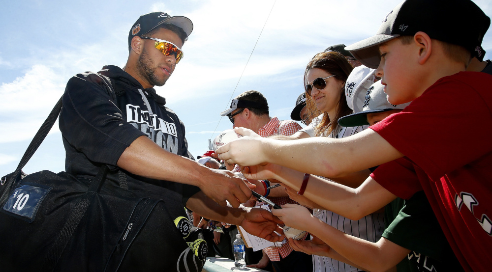 Yoan Moncada, whose "skill set is obviously off the charts," according to the White Sox manager, is still adjusting to life and baseball away from his native Cuba.