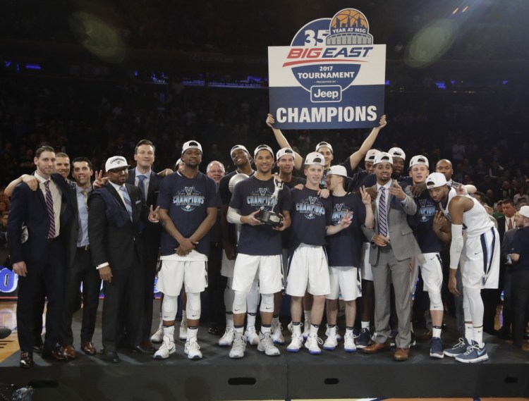 Villanova won the Big East tournament on Saturday and on Sunday was named the No. 1 overall seed in the NCAA tournament.