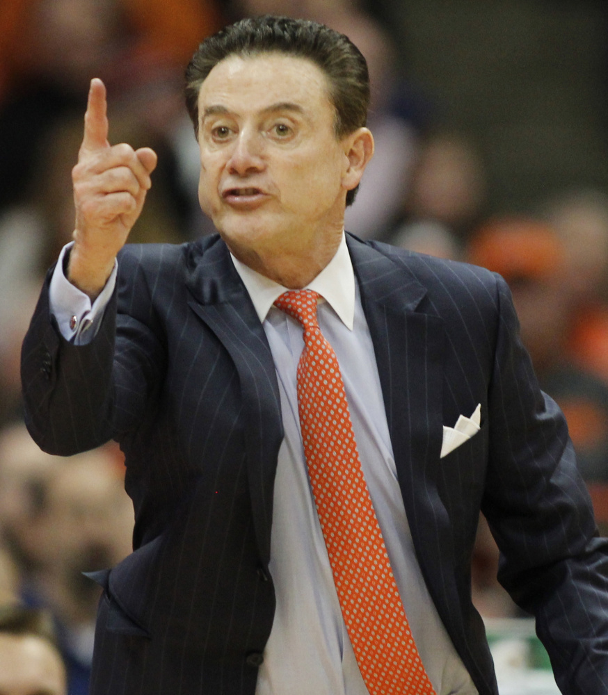 Louisville Coach Rick Pitino better reach the Final Four while he can because sanctions are coming. Just ask North Carolina ... Oh wait.