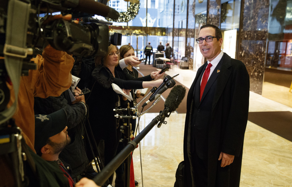 U.S. Treasury Secretary Steven Mnuchin will get a chance to clarify the U.S. position on free trade in the Trump era at a G-20 meeting of top finance officials. Trump has pledged to slap tariffs on imports and declared that the U.S. needs a tougher approach to trade.