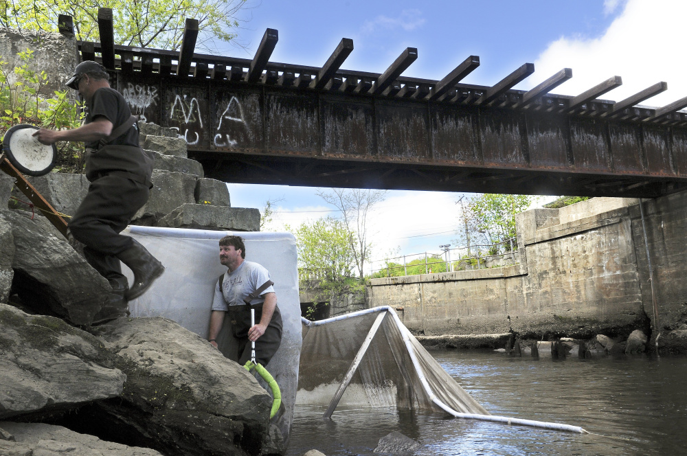 President Trump's proposed cuts to the Environmental Protection Agency call for a 30 percent reduction in state grants for water-pollution control. The plan would hinder efforts by communities that use grant funding to identify contaminants in bodies of water such as Cobbosseecontee Stream, above, in Gardiner.