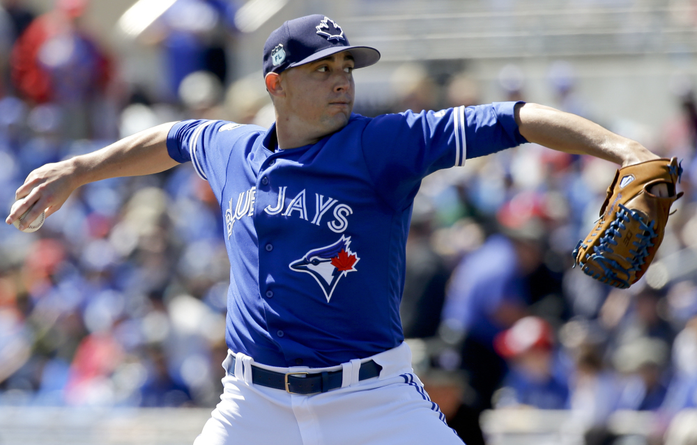 Toronto's Aaron Sanchez will be making the minimum salary of $535,000 this season despite a standout 15-2 year in 2016.