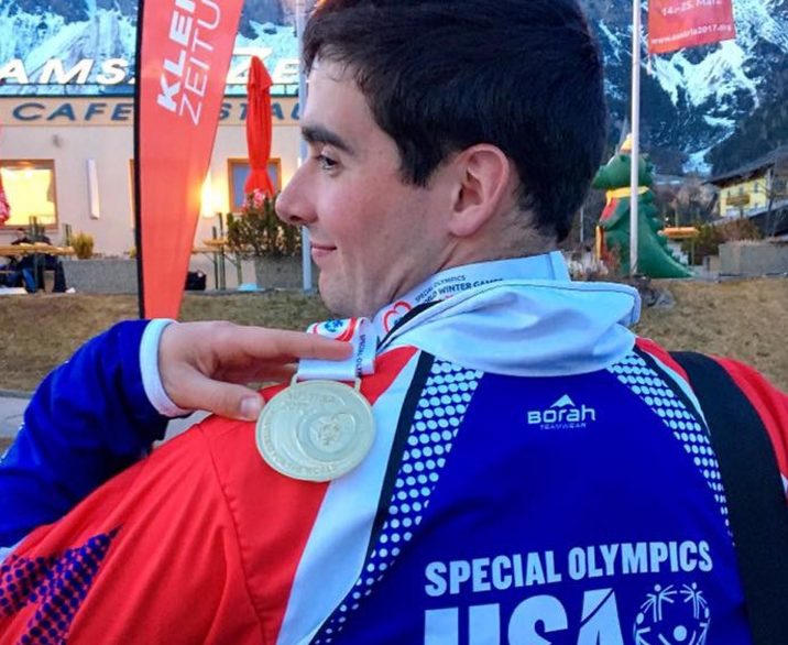Lucas Houk of Portland is a darn good runner, holding the state record for the Special Olympics mile, timed in 5 minutes, 51 seconds. He's also a gold medalist at the Special Olympics Winter World Games in Austria, capturing the men's 5-kilometer freestyle skiing event.