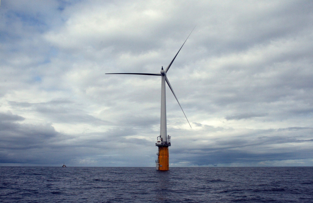 Statoil developed the first floating wind turbine, off Norway in 2009. In 2012, Statoil proposed a $120 million demonstration project off Boothbay Harbor. But it left Maine after Gov. LePage forced regulators to revisit a deal.