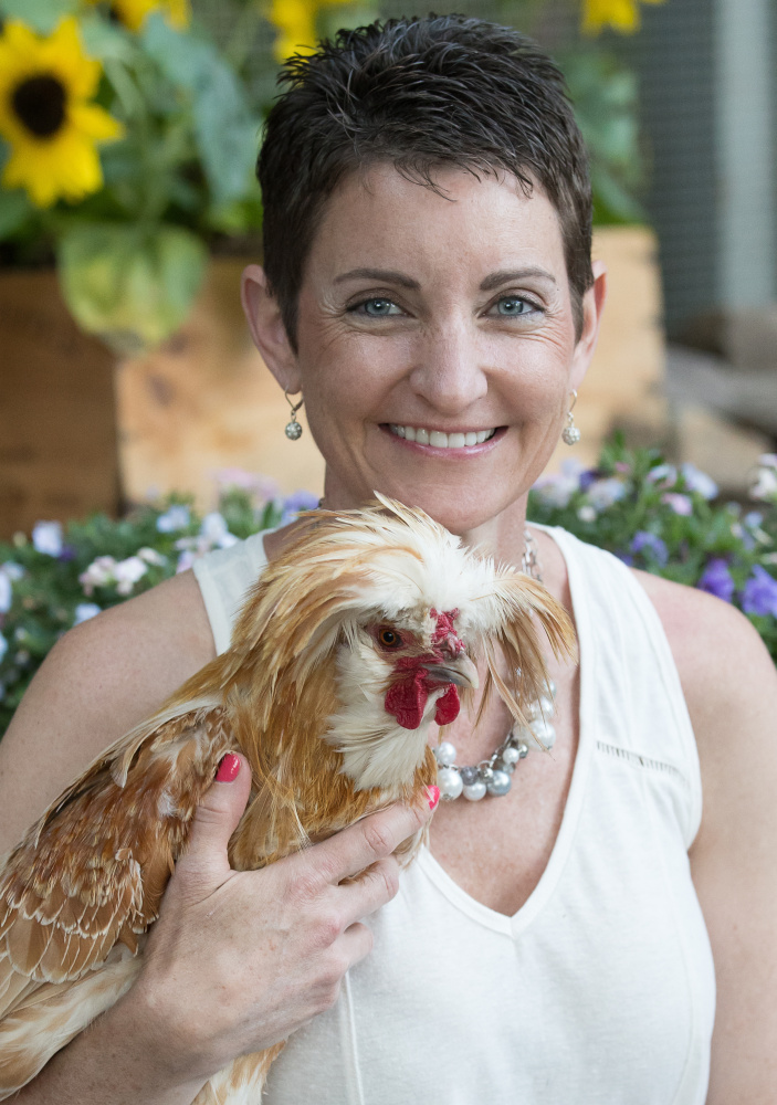 Kathy Shea Mormino calls sweaters for chickens “inappropriate.”