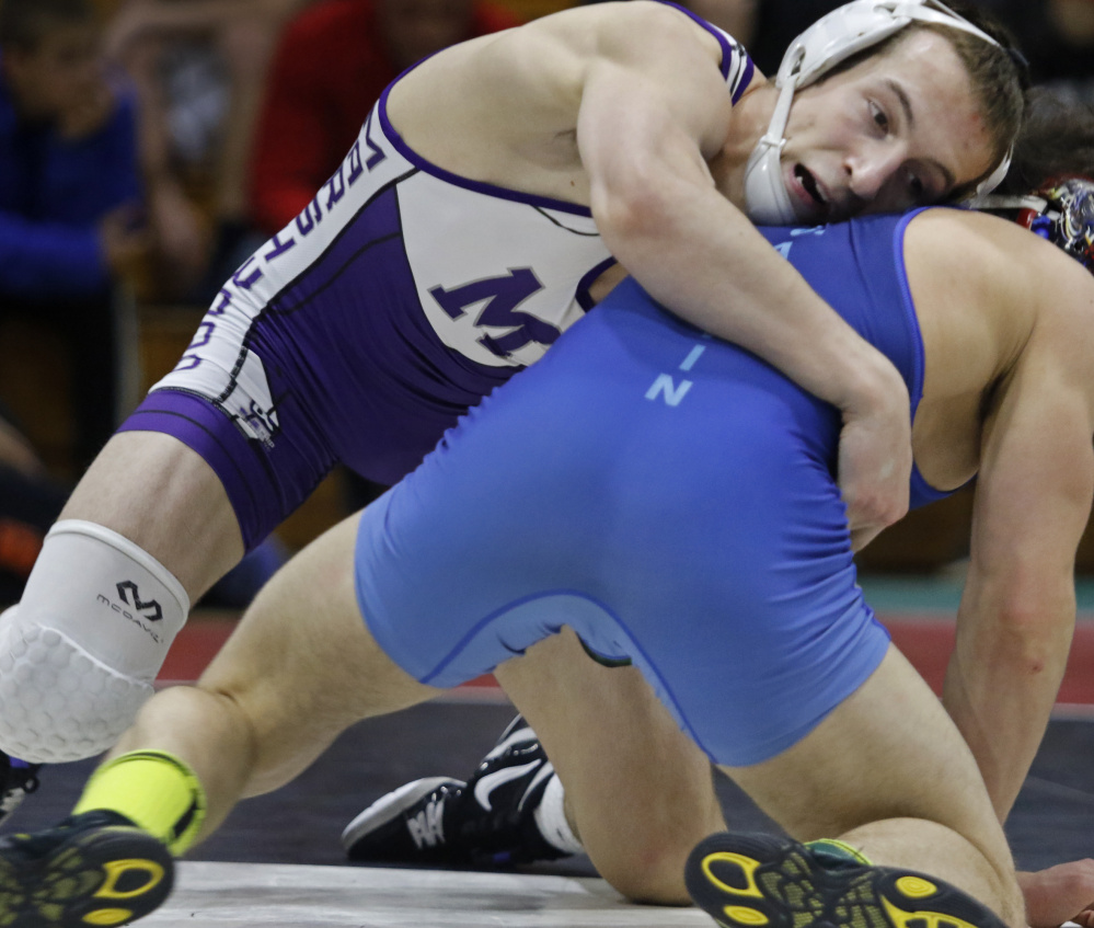 Bradley Beaulieu, the winningest wrestler in Maine history, became a four-time state champion while helping Marshwood regain the Class A team title, then captured his first New England championship.