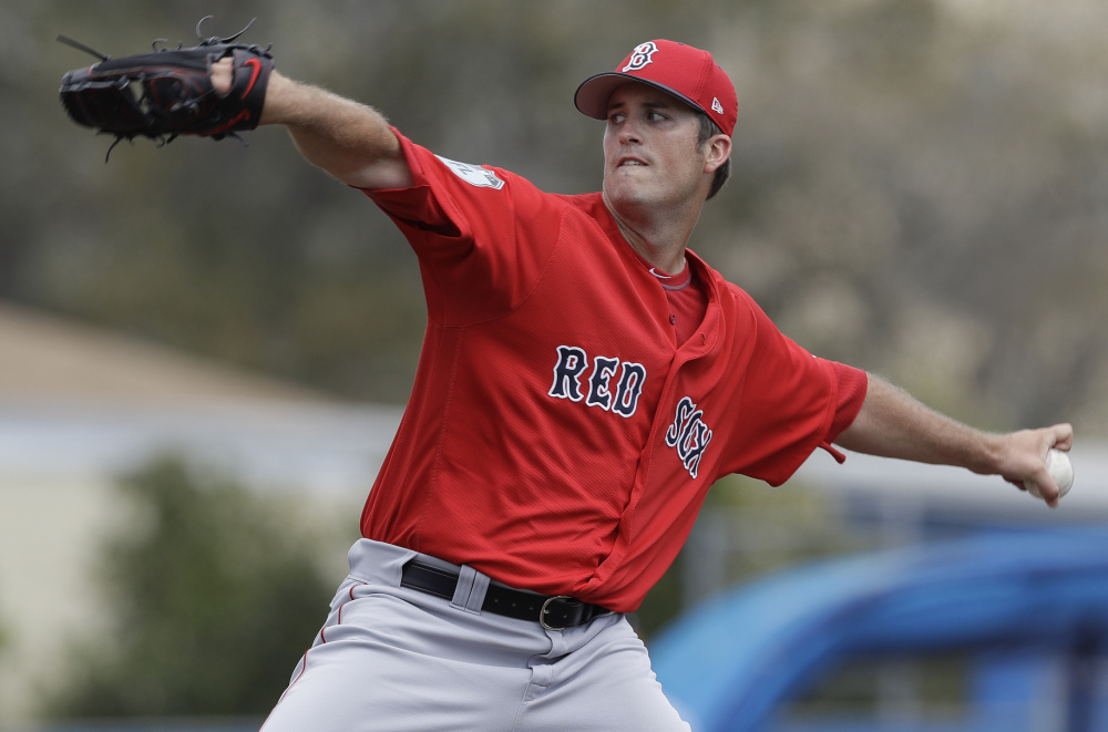 Red Sox pitcher Drew Pomeranz allowed three runs in four innings against the Blue Jays on Friday, but said his mechanics felt better after the second.