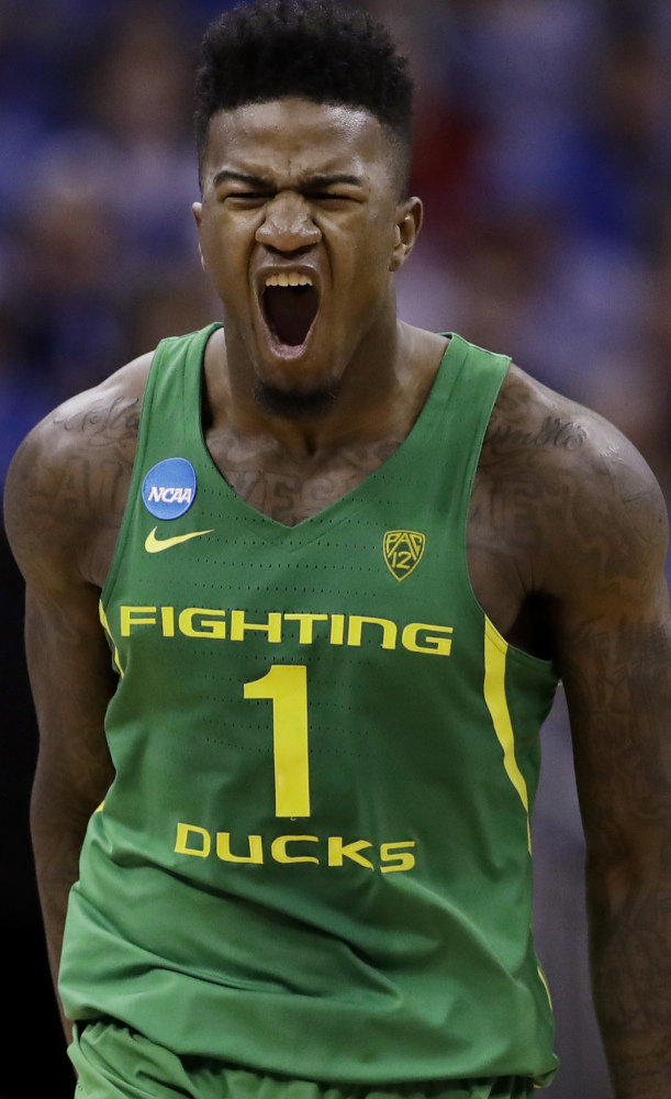 Jordan Bell and Oregon hope to do more celebrating after earning a trip to the Final Four on Saturday.