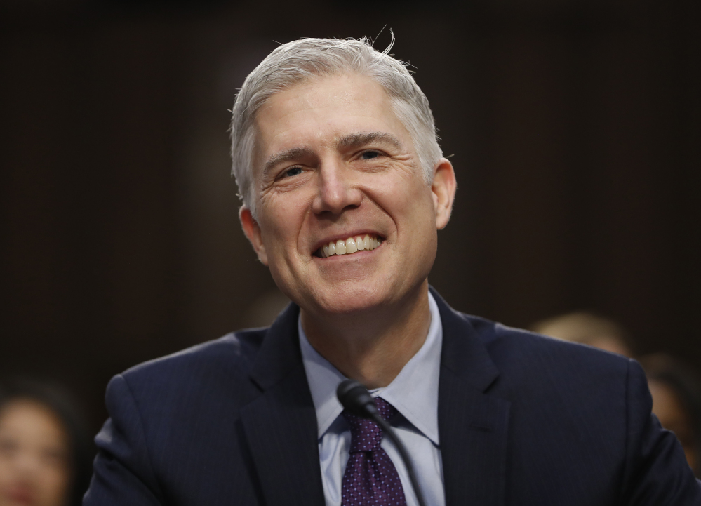 Neil Gorsuch, now Supreme Court justice.