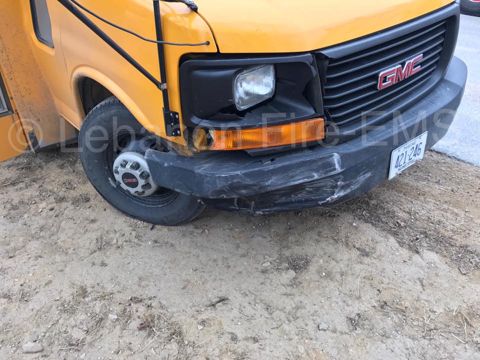 No students were injured in the crash.