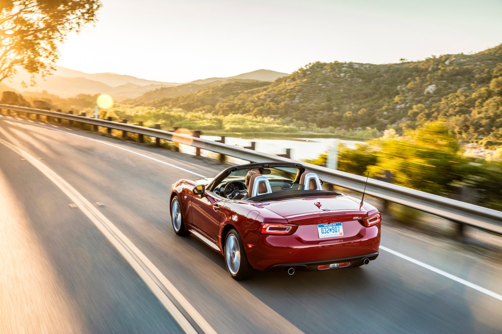 The 2017 Fiat 124 Spider Lusso has a base price of $27,495.