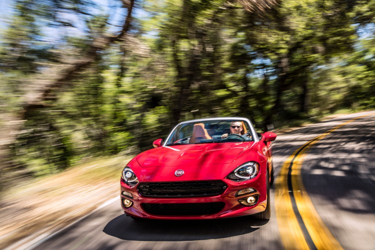 The 2017 Fiat 124 Spider Lusso.
