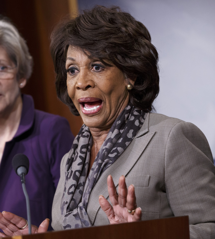 Rep. Maxine Waters, D-Calif., is among women who have had to deal with putdowns from men since coming to Washington. Many blame the condescending tone set by President Trump.