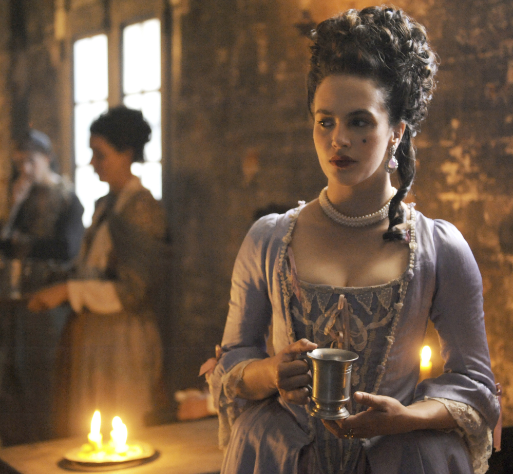 Actress Jessica Brown Findlay portrays Charlotte Wells, an 18th-century prostitute in Hulu's drama series "Harlots."