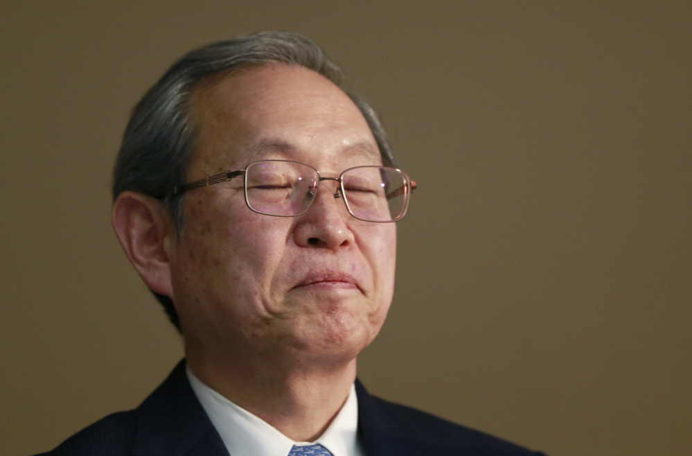 Toshiba Corp. President Satoshi Tsunakawa said Tuesday that heavy losses have forced the company to sell a majority stake in its prized memory chip operations.