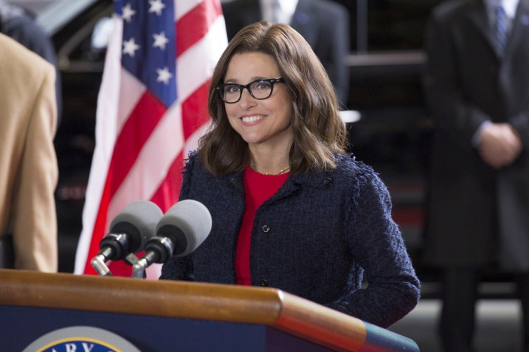 The real-life political scene has made things interesting for Julia Louis-Dreyfus and the cast of "Veep." Season 6 premieres Sunday.