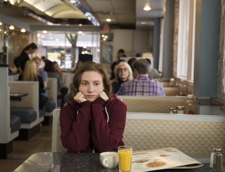 Lena Dunham stars as Hannah in HBO's "Girls." The series finale airs at 10 p.m. Sunday.