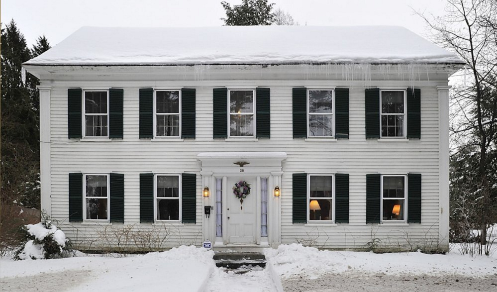 Bowdoin College has purchased this home at at 28 College St. in Brunswick. A judge this year ruled that Arline P. Lay must honor an agreement she signed in 1996 and sell the house to Bowdoin.
