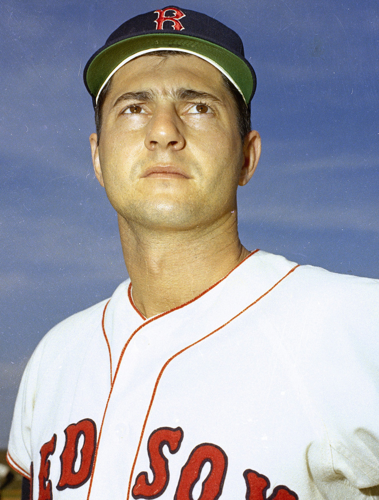 Boston Red Sox's outfielder Carl Yastrzemski is seen March 1967.  (AP Photo)