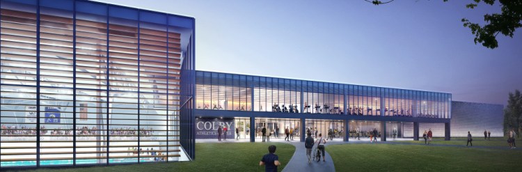 Colby College's new athletic complex is planned to be a state-of-the-art facility.