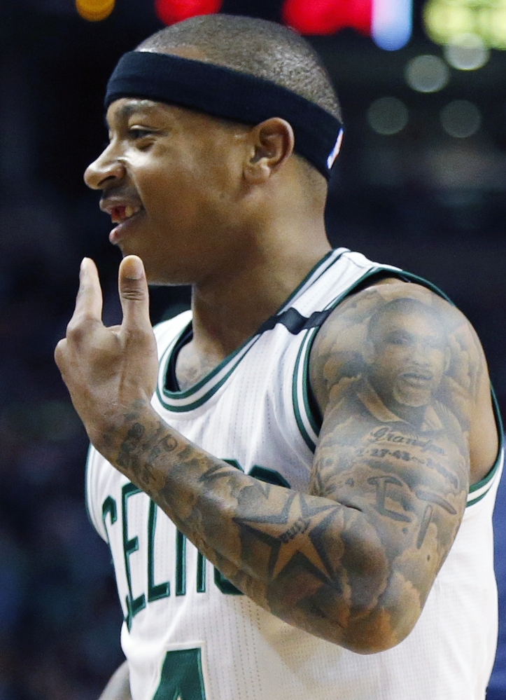 Isaiah Thomas, who lost a tooth during the first quarter Sunday against the Washington Wizards, had the tooth repaired Monday while his teammates prepared for Game 2.