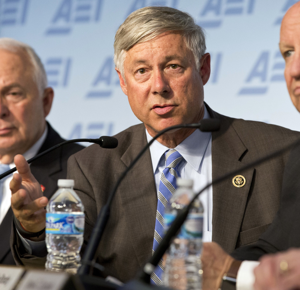 Associated Press/Alex Brandon
Rep. Fred Upton, R-Mich., who came out against his colleagues' plan to replace the Affordable Care Act, said it "torpedoes" safeguards for people with pre-existing conditions.