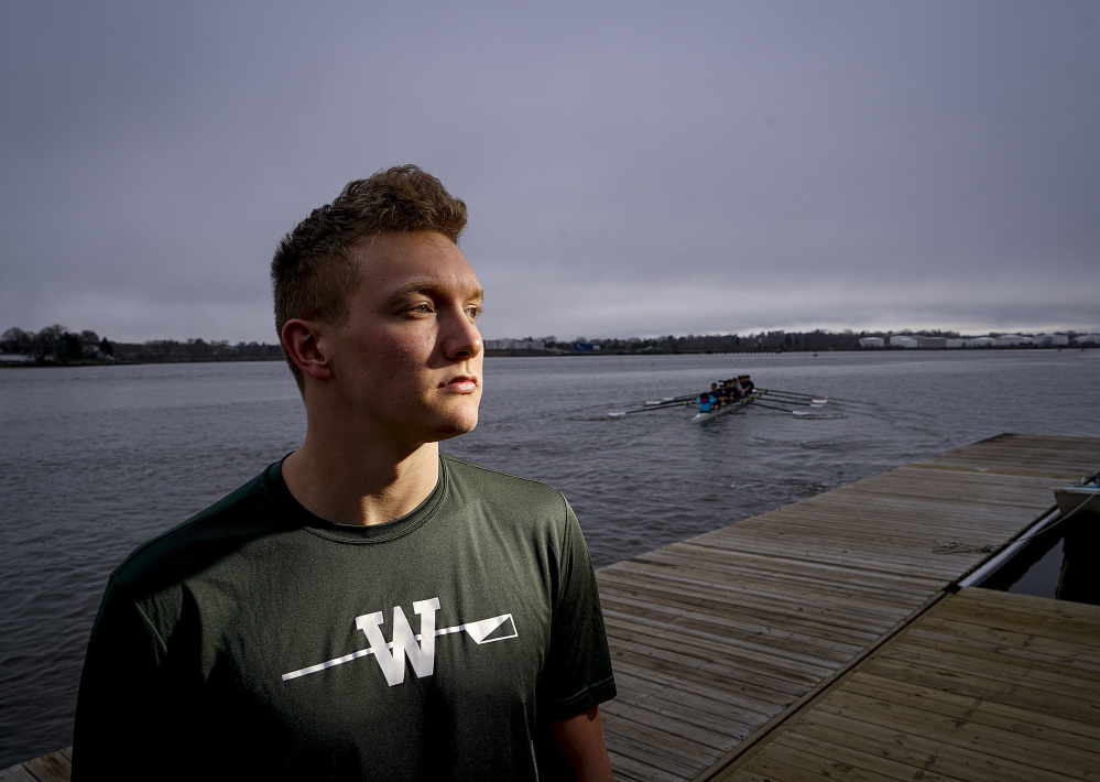 Charlie Lyall is sitting out the spring crew season because of a hand injury from basketball season, but he plans to compete for a spot in the University of Washington's powerhouse crew program as a recruited walk-on.