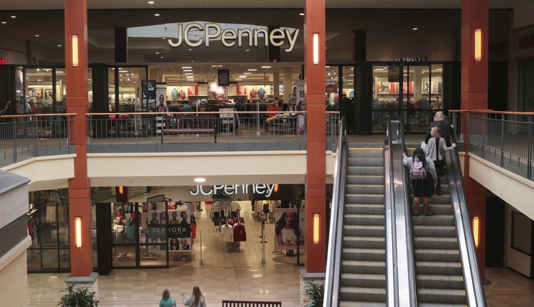 Shoppers head to a JCPenney store in the Georgia Square Mall in Athens, Ga. First-quarter earnings reports are expected to show the challenges that such retail stores are facing.