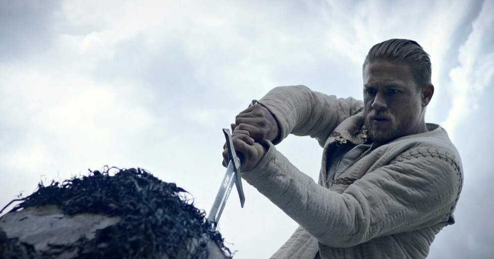 Charlie Hunnam plays the king in  "King Arthur: Legend of the Sword."