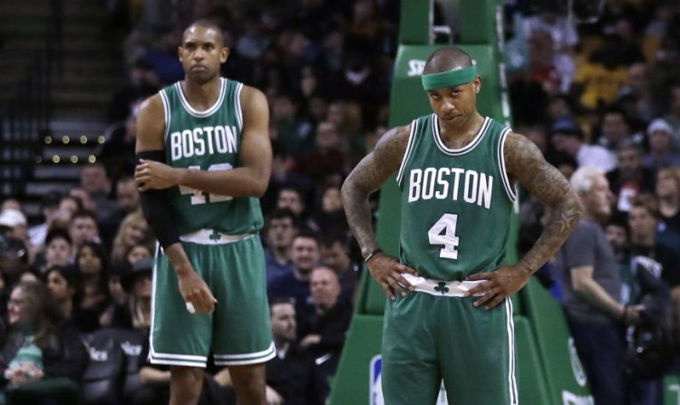Isaiah Thomas, 4, and Al Horford have led the Boston Celtics into the Eastern Conference finals for the first time since 2012. Now the Cleveland Cavaliers stand in the way starting Wednesday night in Boston.