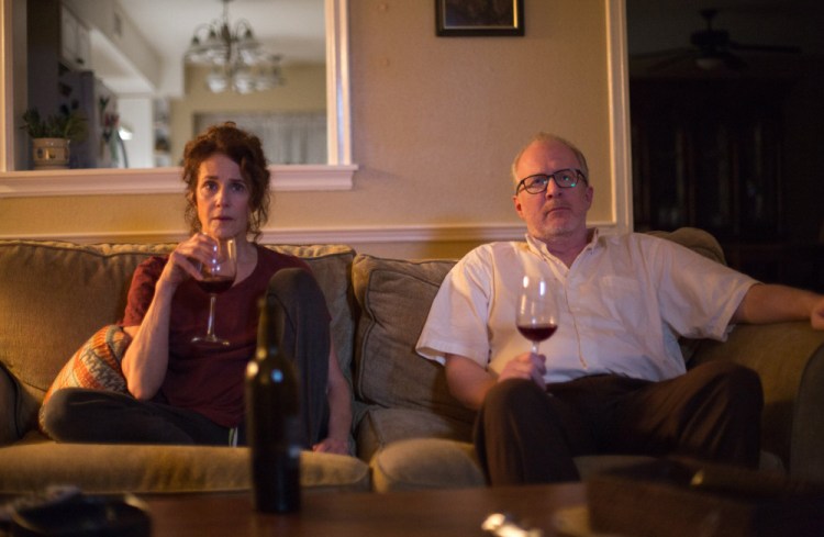 Debra Winger and Tracy Letts in "The Lovers."