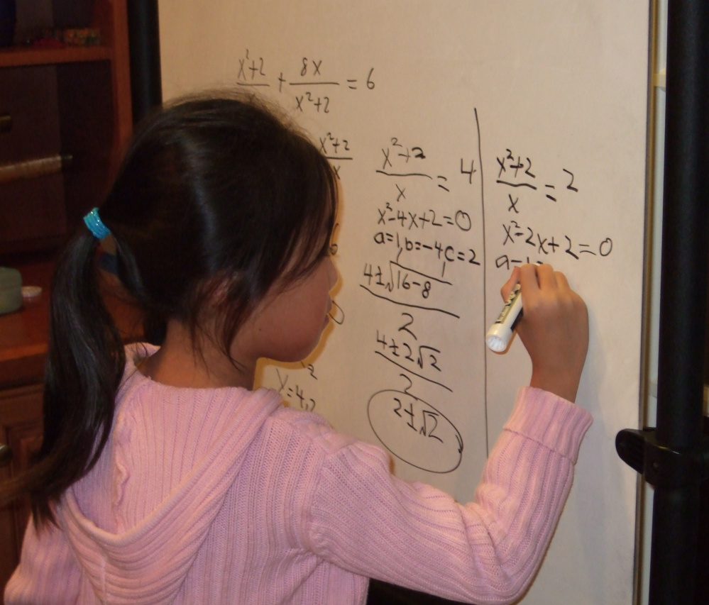 Complex math problems never seemed to faze Stephanie Mui, who was able to do algebra as a first-grader.