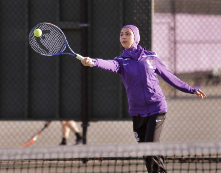 By outfitting Muslim athletes such as sophomore Tabarek Kadhim with hijabs designed for physical activity, Deering High School is showing that it values their participation and their feelings.