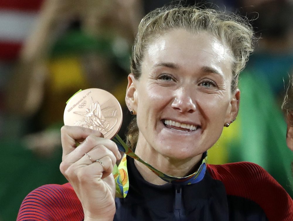 Kerri Walsh Jennings said the bronze medal she won for women's beach volleyball last year is flaking and rusting. The problem doesn't appear unique.