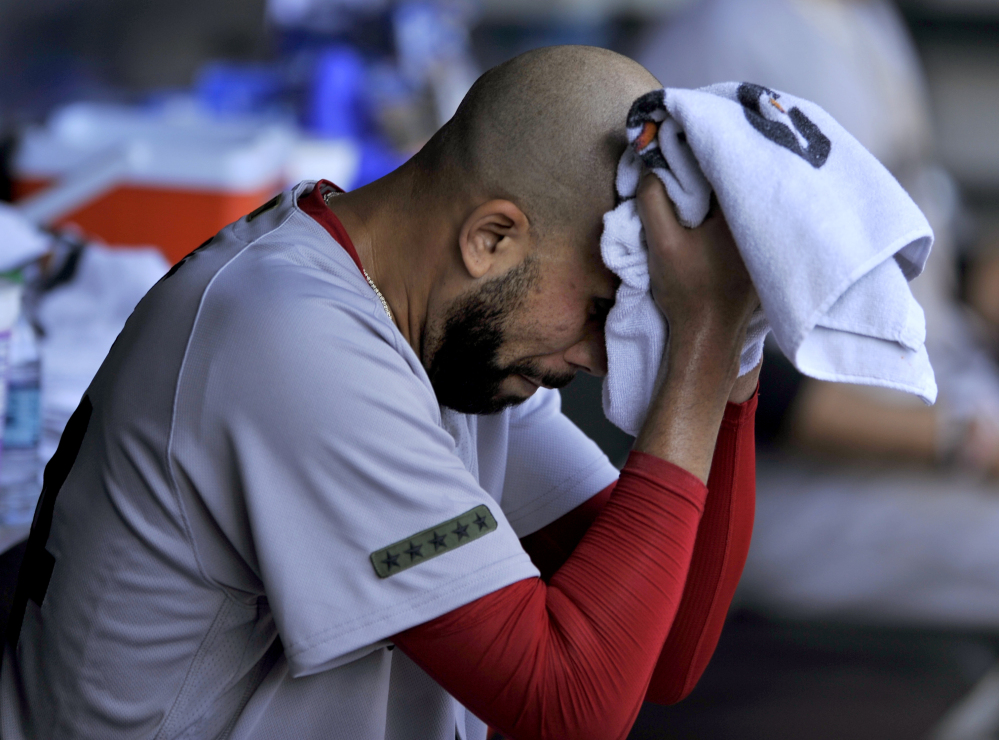 David Price allowed three runs on two hits in five innings in his first start of 2017, but the Boston Red Sox allowed two runs in the seventh inning and lost to the Chicago White Sox 5-4 on Monday in Chicago.